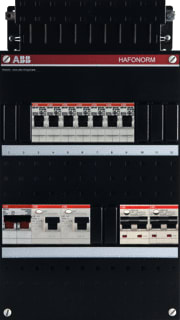 ABB - Hafonorm HAD Groepenkast, geassembleerd inst.kast hd-h42.c5.c8-22