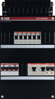ABB - Hafonorm HAD Groepenkast, geassembleerd Inst.Kast Hd-H44.C5-22-43