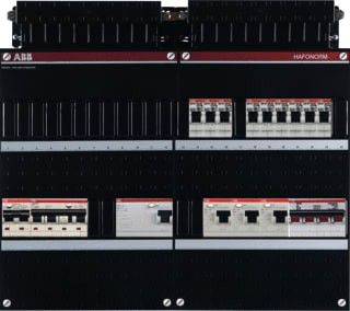 ABB - Hafonorm HAD Groepenkast, geassembleerd Inst.Kast He-H44.C5.C19-44