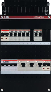 ABB - Hafonorm HAD Groepenkast, geassembleerd inst.kast hd-h44.c6.c8-222