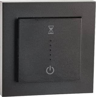 SG Lighting - Schakelklok voor schakelmateriaal timer zwart