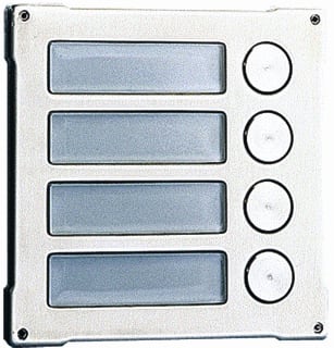 Comelit - Vandalcom Simplebus Functiemodule voor deurstation Mod 4Beldrukkers