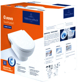 Villeroy & Boch - O.NOVO Closet Combipack 5C39Cl01