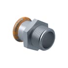 Geberit - Mapress Therm Fitting met 2 aansluitingen Mapr Rvs Pnt M/Bu 42R1.1/4