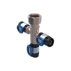 Geberit - FlowFit Fitting met 6 aansluitingen ff verdpin 3 d16x3/4''