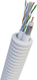 Nexans - Kunststof installatiebuis, bedraad N-L20 COA9+UTP-CAT6 RI100