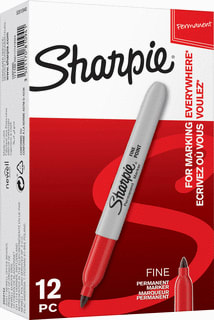 Sharpie - Merkstift/-krijt Dymo Sharp Pmkr F.Rd Tuck Vp12