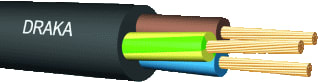 Draka - Voedingskabel tot 1 kV beweegbaar RWPK BK 2X2,5 RI100