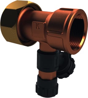 Kemper - Fitting met 2 aansluitingen fitt 2 aanls 4760702500