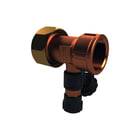 Kemper - Fitting met 2 aansluitingen fitt 2 aanls 4760704000