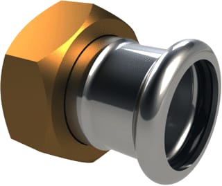 Kemper - Fitting met 2 aansluitingen fitt 2 aanls 47620032lf