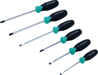 TRADEFORCE - Schroevendraaier set Schroevendraaierst 6St Se