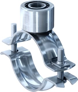 Fischer - Tweedelige beugel rond  500725               ds10