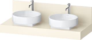 Duravit - Balcoon Wastafelblad balc wastbld ivoor mat