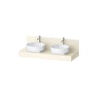 Duravit - Balcoon Wastafelblad balc wastbld ivoor mat