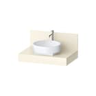 Duravit - Balcoon Wastafelblad balc wastbld ivoor mat