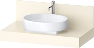 Duravit - Balcoon Wastafelblad balc wastbld ivoor mat