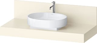 Duravit - Balcoon Wastafelblad balc wastbld ivoor mat