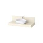 Duravit - Balcoon Wastafelblad balc wastbld ivoor mat
