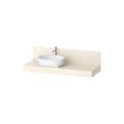 Duravit - Balcoon Wastafelblad balc wastbld ivoor mat