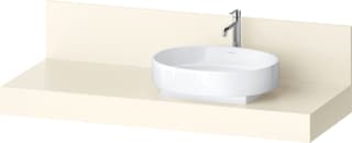 Duravit - Balcoon Wastafelblad balc wastbld ivoor mat