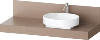 Duravit - Balcoon Wastafelblad balc wastbld umbra mat