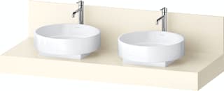 Duravit - Balcoon Wastafelblad balc wastbld ivoor mat