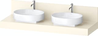 Duravit - Balcoon Wastafelblad balc wastbld ivoor mat