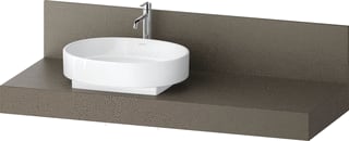 Duravit - Balcoon Wastafelblad balc wastbld basalt