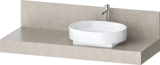 Duravit - Balcoon Wastafelblad balc wastbld beton