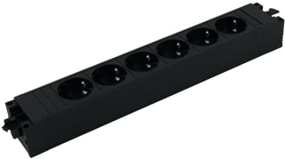 Bachmann - Contactdooscombinatie Step Base 6X230V Ra - Zw