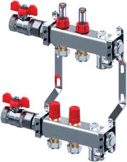 Danfoss - Verdeler voor hydronische circuits ssm-fb 2 groepsverdel.