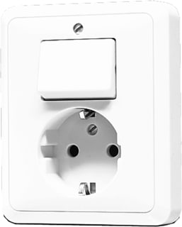 Jung - CD500 Combinatie schakelaar/wcd Schak Wiss/Wcd Ra Alpw Cd