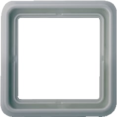 Jung - CD500 Afdekraam schakelmateriaal Afdkrm 1V Grijs