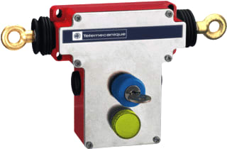 TeSensors - Noodstoptrekkoordschakelaar dual em key res yel light