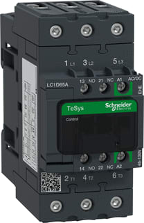 Schneider Electric - TeSys Deca Advanced Magneetschakelaar Magschak Lc1D65Aehe 48-130V