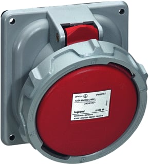 Legrand - P17 Tempra Pro CEE-wandcontactdoos Wcd Cee 400V 125A 3P+A