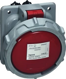 Legrand - P17 Tempra Pro CEE-wandcontactdoos Wcd Cee 400V 63A 4Pa Ip67
