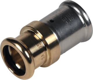 Henco - Fitting met 2 aansluitingen Pers Re.Kop 16X12 Cusi
