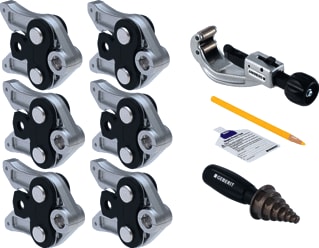 Geberit - Mepla Compatibiliteit 2 Persbek/persketting v persfitting Mep Set Persbek16-20-26-32