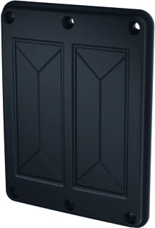 ContaClip - KDS-FP Invoerplaat sparing kast/lessenaar 2X10/24 Bk