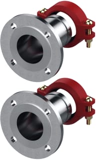 Meibes - Fitting met 2 aansluitingen flam mbs adap vi-fl dn200