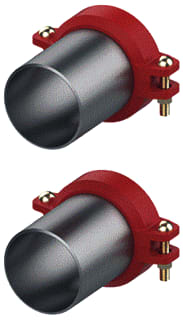 Meibes - Fitting met 2 aansluitingen flam mbs adap vi-ls dn200