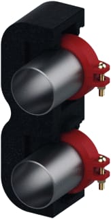 Meibes - Fitting met 2 aansluitingen flam mbs adap vi-ls 100-65+iso