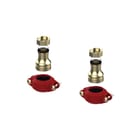 Meibes - Fitting met 2 aansluitingen Flam Mbs Overg Pmpgr-Verd Dn50
