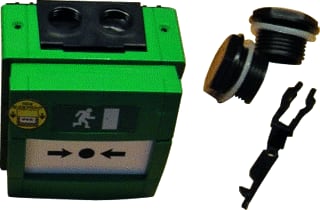 ADT (Zettler) - Handmelder Handm Groen 2P
