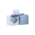 Niko - Hydro Wandcontactdoos (WCD schakelmat.) Wcd 2V Hor Schroef Gr