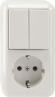 Schneider Electric Merten - Combinatie schakelaar/wcd  combi schak/wcd 3498-8719
