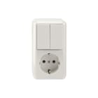 Schneider Electric Merten - Combinatie schakelaar/wcd combi schak/wcd 3498-8719