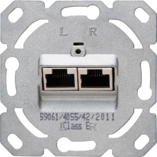 Kopp - Datacontactdoos twisted pair Uni Baselem Wcd Cat6A 2X8